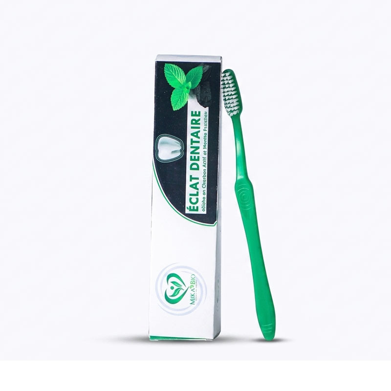Éclat Dentaire – Dentifrice au Charbon Actif